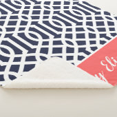 Monogram | Editierbare Farben Sherpadecke (3/4)