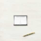 Monogram Eiffel Tower, Paris, Frankreich Post-it Klebezettel (Auf Schreibtisch)