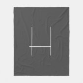 Monogram Eigenname Initial Modern Minimalistisch G Fleecedecke (Vorderseite)