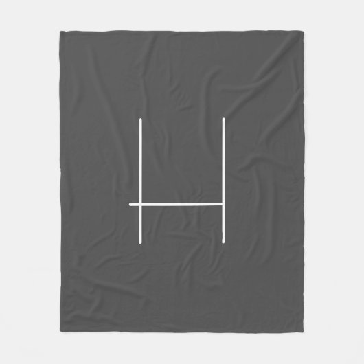 Monogram Eigenname Initial Modern Minimalistisch G Fleecedecke (Vorderseite)