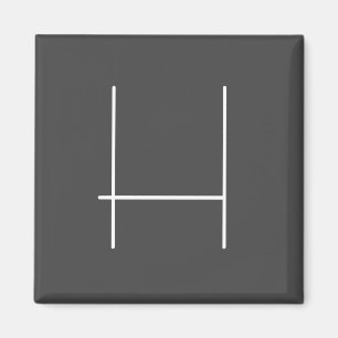 Monogram Eigenname Initial Modern Minimalistisch G Magnet