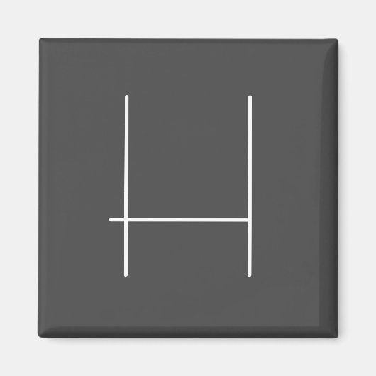 Monogram Eigenname Initial Modern Minimalistisch G Magnet (Vorne)