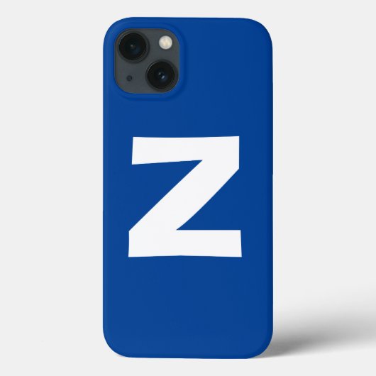 Monogram Eigenname Initial Modern Schlicht Minimal Case-Mate iPhone Hülle (Rückseite)