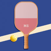 Monogram Einfach Moderner Minimal Pickleball Schläger