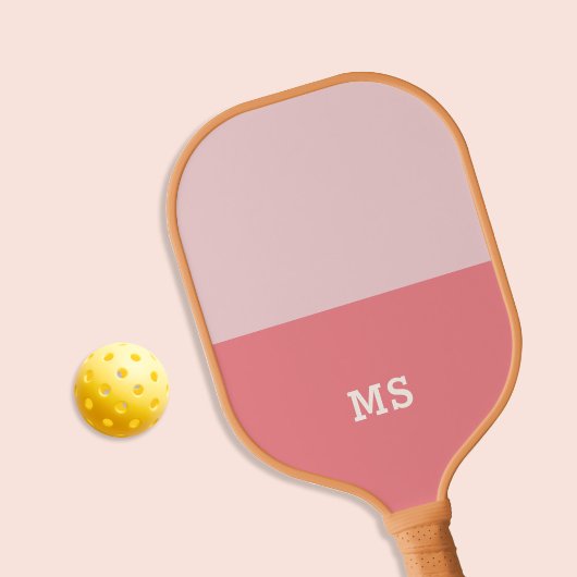 Monogram Einfach Moderner Minimal Pickleball Schläger
