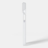 Monogram einfach neutral modern Case-Mate iPhone hülle (Rückseite / Links)