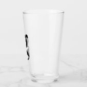 Monogram Einfache Bierart Glas (Links)
