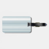 Monogram Eisblauer Streifen Gepäckanhänger (Rückseite horizontal)