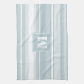 Monogram Eisblauer Streifen Küchentuch (Vertikal)