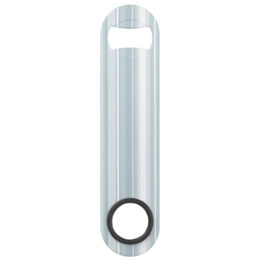 Monogram Eisblauer Streifen Speed Flaschenöffner (Rückseite)