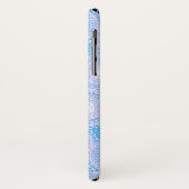 Monogram Electric Blue Circles pattern Case-Mate iPhone Hülle (Hinten/Links)