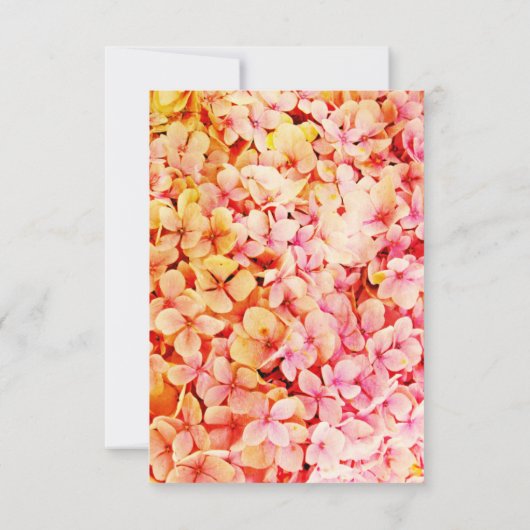 Monogram Elegant Blumenrosa Geburtstag Dankeskarte (Rückseite)