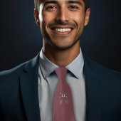 Monogram Elegant Dragonfly Neck Tie Krawatte