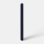 Monogram Elegant Initial Dark Blue Phone Case Samsung Galaxy Hülle (Linke Seite)