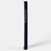 Monogram Elegant Initial Dark Blue Samsung Galaxy Hülle (Rechte Seite)