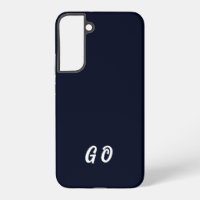 Monogram Elegant Initial Dark Blue