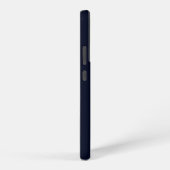 Monogram Elegant Initial Dark Blue Samsung Galaxy Hülle (Rechte Seite)