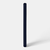 Monogram Elegant Initial Dark Blue Samsung Galaxy Hülle (Linke Seite)