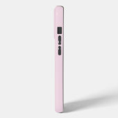 Monogram Elegant Minimal Classic Modernes Blush Pi Case-Mate iPhone Hülle (Rückseite / Links)