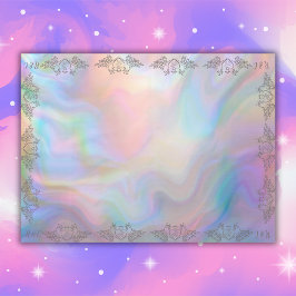 Monogram Elegant Mother-of-Pearl Color SM. Hochzei Tischdecke