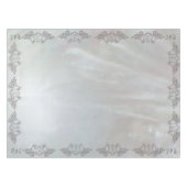 Monogram Elegant Mother-of-Pearl Lilac SM. Hochzei Tischdecke (Vorderseite (Horizontal))