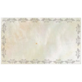 Monogram Elegant Mother-of-Pearl Peach LRG Wedding Tischdecke (Vorderseite (Horizontal))