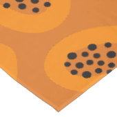 Monogram Elegant Papaya Muster Tischdecke (Schrägansicht)
