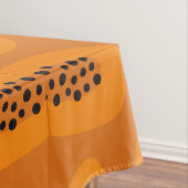 Monogram Elegant Papaya Muster Tischdecke (Beispiel)