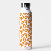 Monogram Elegant Papaya Muster Trinkflasche (Links)