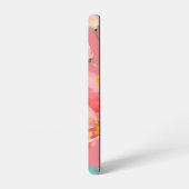 Monogram Elegant Pink Watercolor Samsung Galaxy Hülle (Linke Seite)