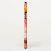 Monogram Elegant Rosa Wasserfarbe Case-Mate iPhone Hülle (Hinten/Rechts)