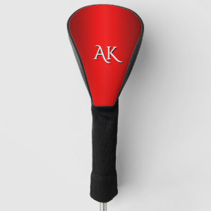Monogram Elegant Roter Farbverlauf Golf Headcover