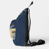 Monogram Elegant Rustic Sunflowers Math Teacher Crossbody Bag (Rechts)