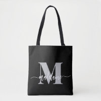 Monogram Elegant Schwarz-weiß