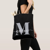 Monogram Elegant Schwarz-weiß Tasche (Von Nahem)