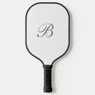 Monogram Elegant Script Pickleball Schläger
