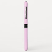 Monogram Elegant Shampoo Solid Color Case-Mate iPhone Hülle (Hinten/Links)