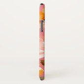 Monogram Elegant Watercolor Pink Apple Case-Mate iPhone Hülle (Hinten/Rechts)