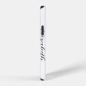 Monogram Eleganto Modern Template Typografy Name iPhone Hülle (Rechte Seite)