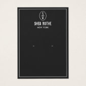 Monogram-Erkerbildschirmkarte der Vintagen Briefma (Vorderseite)