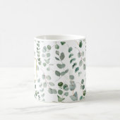 Monogram-Eukalyptus-Muster Kaffeetasse (Mittel)