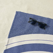 Monogram Evil Eye Retro Trendy Holiday Beach Handt Strandtuch (Beispiel)