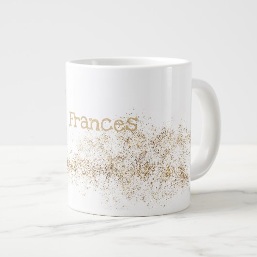 Monogram "F" Jumbo Tasse Soup Ice Cream (Vorderseite Rechts)