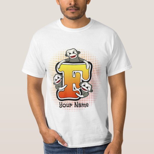 Monogram F Sock Monkey T - Shirt (Vorderseite)