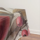 Monogram Fall Äpfel in Pastellfarben Aquarell Tischdecke (Beispiel)