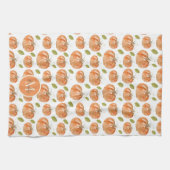 Monogram Fall Pumpkin Patch Geschirrtuch (Horizontal)