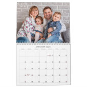Monogram Family Fotos Moderne 2024 Kalender (Jan 2026)