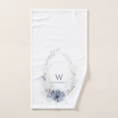 Monogram Family Name Ocean Corean Beach House Badhandtuch Set (Handtuch)