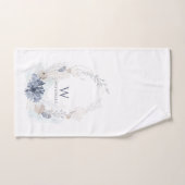 Monogram Family Name Ocean Corean Beach House Badhandtuch Set (Handtuch)