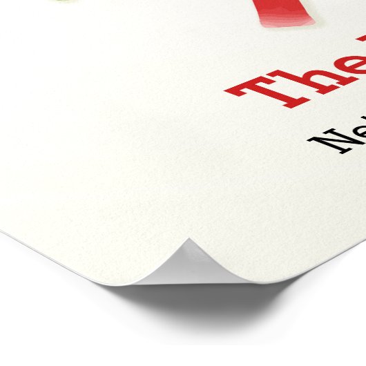 Monogram Family Print, Mistletodraht Poster (Ecke)